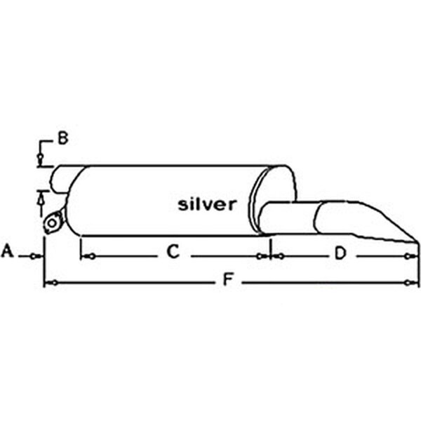 Aftermarket Muffler A147046 - main